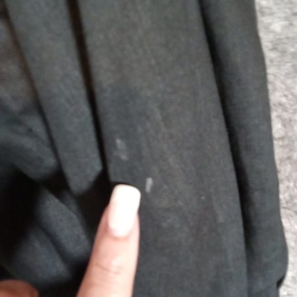 Lauren Ralph Lauren Black Button-Front Linen Pintuck Blouse Peasant Sz XL - Picture 5 of 9